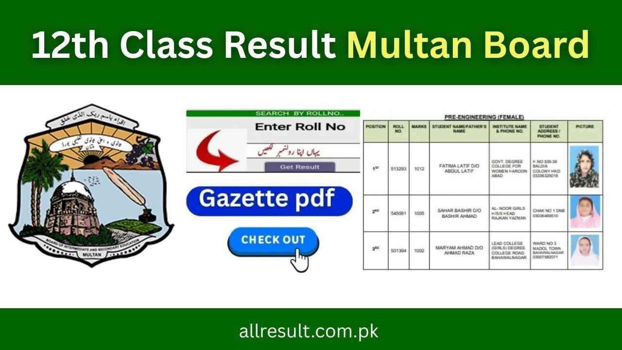 BISE Multan Board 2nd Year Result