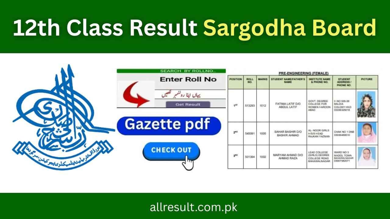 BISE Sargodha 2nd Year Result